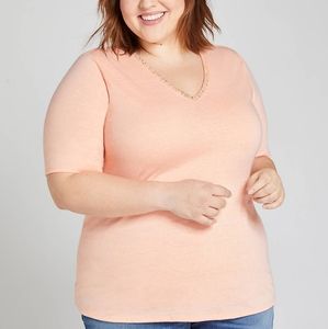 Lane Bryant Perfect sleeve v-neck tee